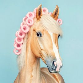 Pferd mit süßem Styling von Poster Art Shop