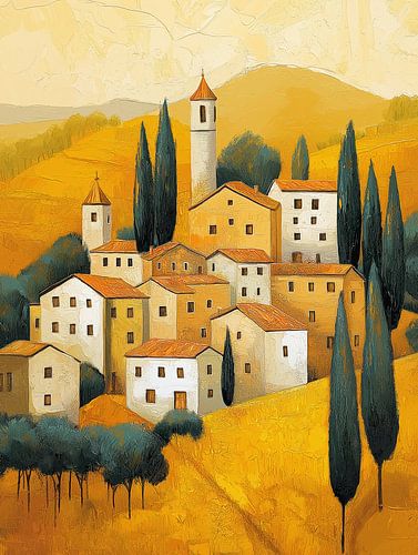Tuscan landscape by Imagine