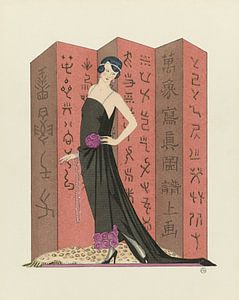 George Barbier – Famous Fashion Houses (1921)