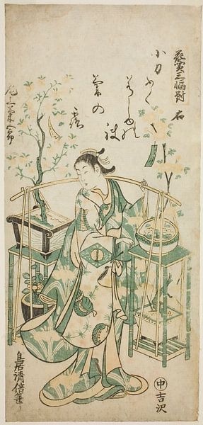 Torii Kiyomasu II - The Actor Onoe Kikugoro I von Peter Balan