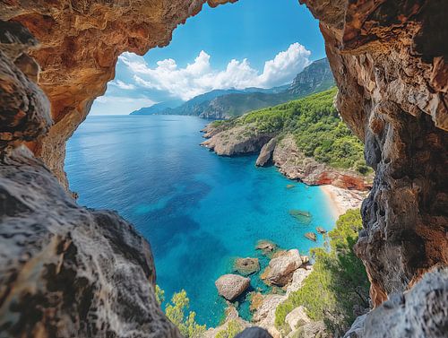 uitzicht uit het raam of natuurlijk kader