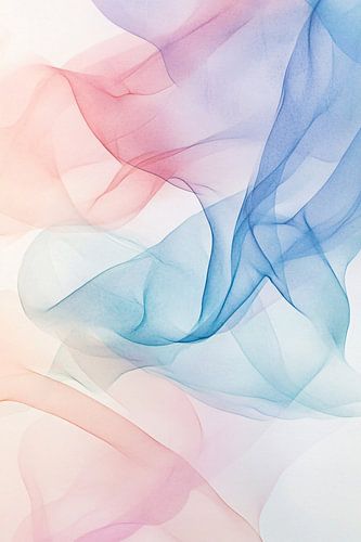 Kleurrijke abstracte pastelvormen