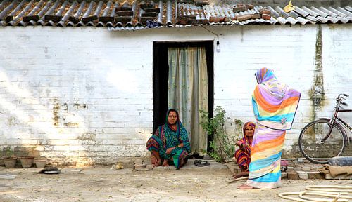Indian ladies on the street