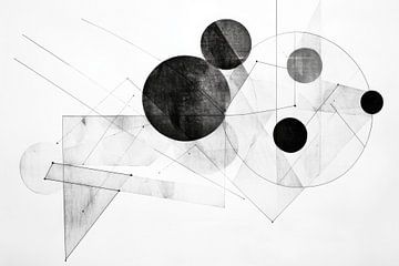 Geometrische abstractie van Poster Art Shop