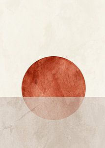 Moderne organische geometrische Abstraktion