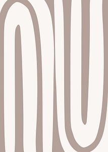 Regenbogen Beige Elfenbein Creme Abstrakt
