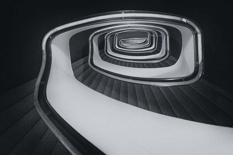 Hotel stairs by Renate Oskam