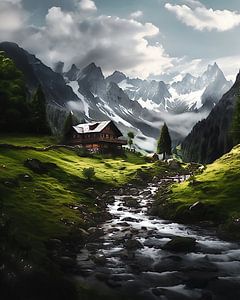 Idylle in den Alpen