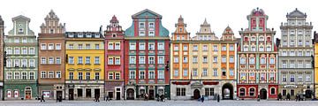 Wroclaw | Rynek Zuidzijde van Panorama Streetline