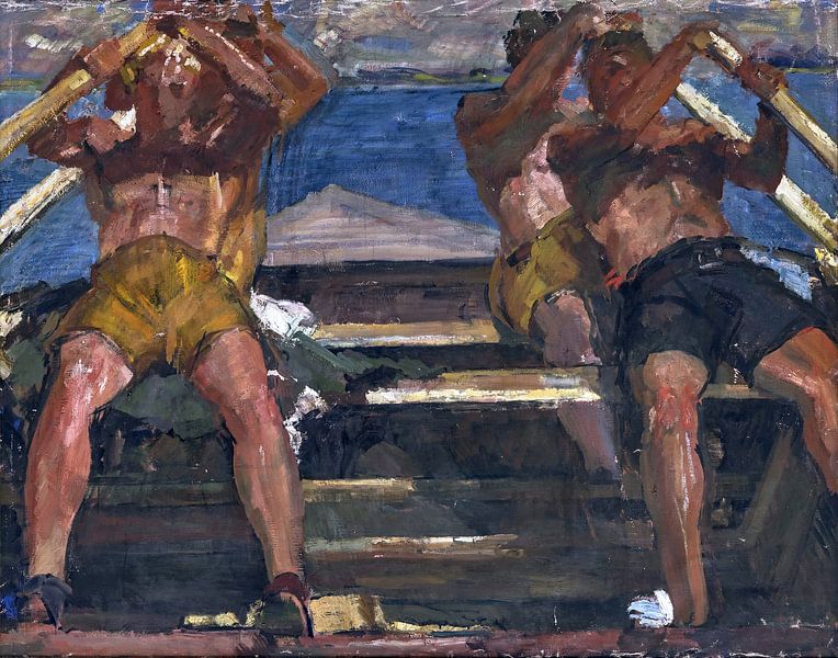 Hermann Groeber, De roeiers van Atelier Liesjes