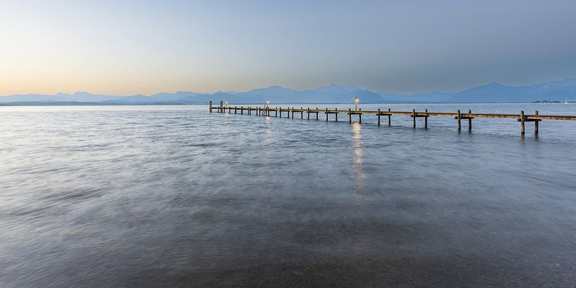 Sunrise on the Chiemsee by Walter G. Allgöwer