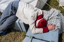 Battle of Ligny sleeping boy by Sander de Wilde Photographic