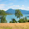 Sommerwiese Gmund mit Blick zum Tegernsee Bayern von SusaZoom