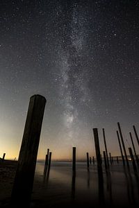 Melkweg boven het Palendorp in Petten van Tom Vogels