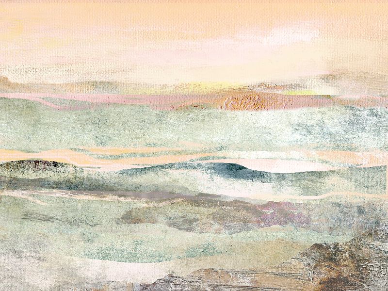 Warmth of nature 1 - Hills by Claudia Gründler