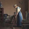 Girl Sweeping, William McGregor Paxton
