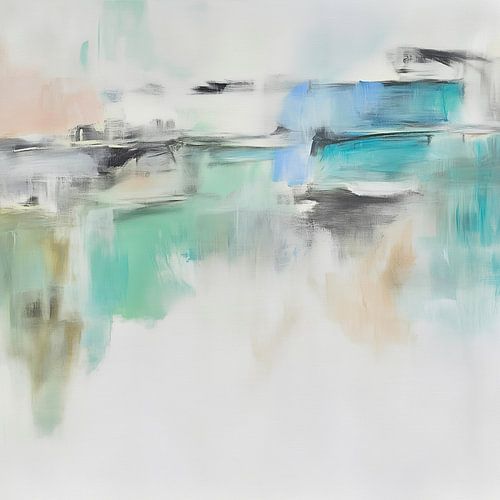 Reflets aériens en turquoise