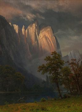 Albert Bierstadt~Kathedraal Rocks, Yosemite