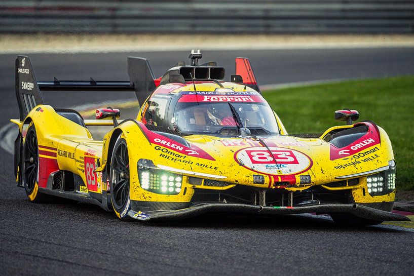 Ferrari 499P Hypercar op Spa van Sjoerd van der Wal Fotografie