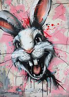 Creepy laughing bunny