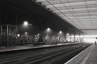 Station Rotterdam in film noir stijl von Bob Bleeker Miniaturansicht