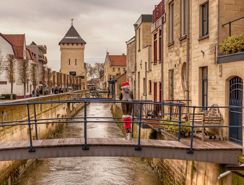 Kerstsfeer in Valkenburg van John Kreukniet