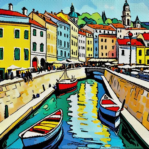 Reizen in Europa, motief 3