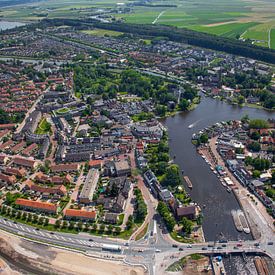 Ouderkerk from above by Inge Wiedijk