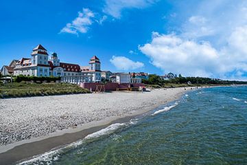 A view of the spa resort in Binz by Andreas Völkel