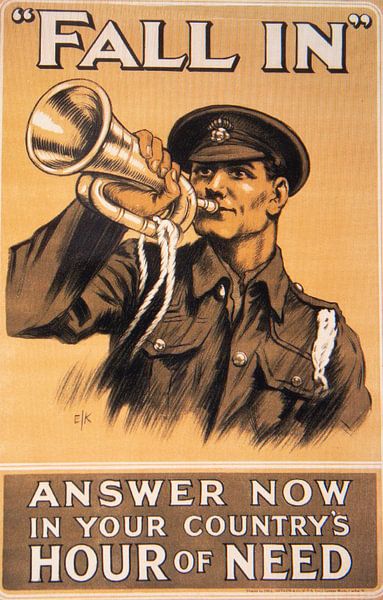 WWI Propaganda poster van Brian Morgan