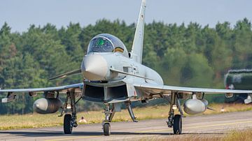 Tweezits Eurofighter Typhoon van de Luftwaffe. van Jaap van den Berg