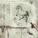 Das Pferd von Da Vinci Fantasy. Industriell. Tiere von Alie Ekkelenkamp Miniaturansicht