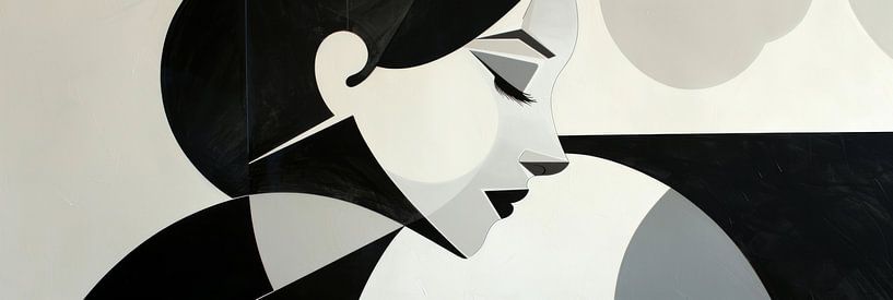 Portrait of a woman by Poster Art Shop