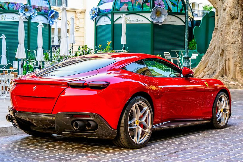 Ferrari Roma grand touring car in Monaco by Sjoerd van der Wal Photography