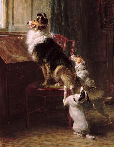 Briton Riviere,Een gereserveerde stoel, 1901