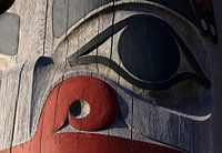 Totem pole of the indigenous Canadian people |