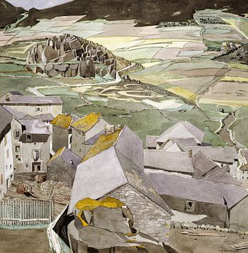 Charles Rennie Mackintosh,Het dorp van La Lagonne tekening