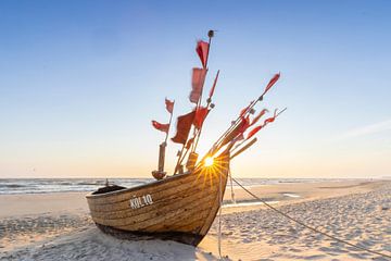 Vissersboot Stubbenfelde van Sven-Erik Arndt