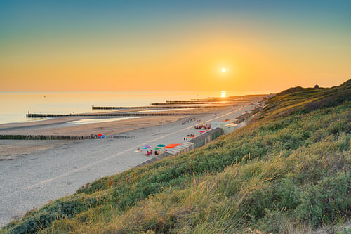 View from the viewing dune in Zoutelande by Michael Valjak