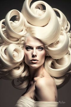 Extraordinary Coiffures - White Curls by Michou