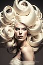 Extraordinary Coiffures - White Curls by Michou thumbnail