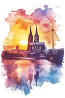 Cologne comme peinte