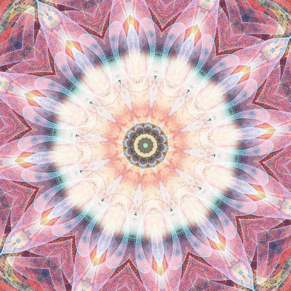Mandala Blüte des Lichts von Christine Bässler