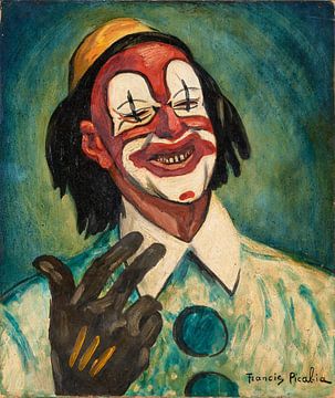 clown, Francis Picabia, ca 1942 van Atelier Liesjes
