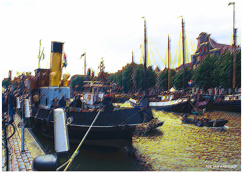 Afgemeerd