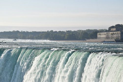 De val op een herfstachtige ochtend