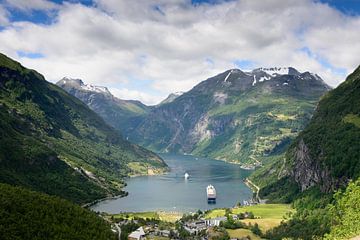 Geiranger fjord view by iPics Photography
