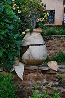 Broken flowerpot
