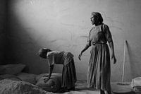 Enjera making Ethiopia