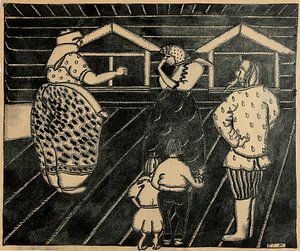 Boris Dmitrijewitsch Grigorjew - Heiratsvermittlung; einen Bräutigam wählen (1911)
